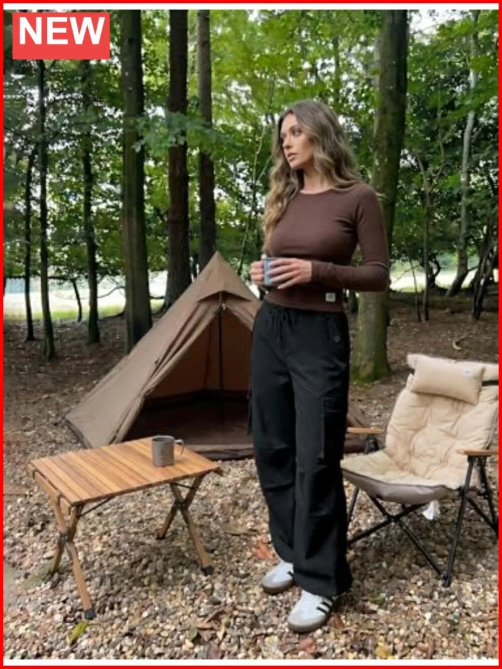 Low Rise Cargo Pants with Pockets Wide Leg Baggy Y2K Hiking Pants